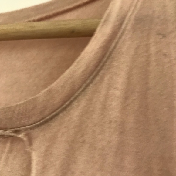 Project Social T pink graphic tee with desert landscape and neckline cut out - Picture 7 of 8